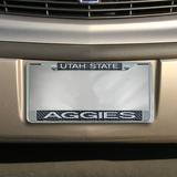 Utah State Aggies Carbon Car Tag Frame
