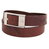 Missouri Tigers Brandish Leather Belt - Brown