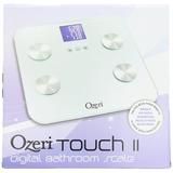 Ozeri Touch 440 lbs Total Body Bath Scale - Auto Recognition & Infant Tare Technology in White, Size 0.5 H x 12.2 W x 12.2 D in | Wayfair ZB13-W