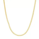 "14k Gold Over Silver Snake Chain Necklace, Women's, Size: 18"", Yellow"