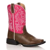 Lil Durango Girls' Cowboy Boots, Girl's, Size: 12, Pink