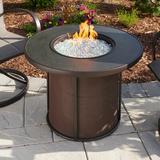The Outdoor GreatRoom Company Stonefire Aluminum Propane/Natural Gas Fire Pit Table in White | Wayfair SF-32-K