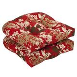 Pillow Perfect Indoor/Outdoor Dining Chair Cushion Polyester in Brown/Red, Size 5.0 H x 19.0 W x 22.0 D in | Wayfair 353302