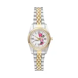 Disney's Minnie Mouse Women's Two Tone Stainless Steel Watch, Multicolor