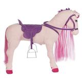 Rockin' Rider Duchess Stable Horse, Metal in Pink, Size 33.5 H x 11.0 W in | Wayfair 5-20383M