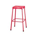 Safco Products Company 29" Bar Stool Metal in Red, Size 29.0 H x 17.75 W x 17.75 D in | Wayfair 6606RD