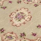 Marquis Floral Oval Rug, 5' x 8' Oval, Champagne
