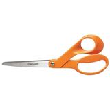 FISKARS 194510-1045 Scissors,8 In L,Orange,Ambidextrous