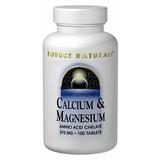 Calcium & Magnesium Chelate 250mg/125mg 250 tabs from Source Naturals
