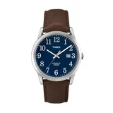 Timex Men's Easy Reader Leather Watch - TW2P759009J, Brown