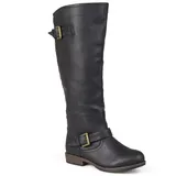 Journee Collection Spokane Women's Knee-High Boots, Girl's, Size: 7.5 Medium XWc, Black