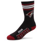 Men's For Bare Feet Arizona Coyotes 4-Stripe Deuce Socks