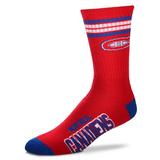 Men's For Bare Feet Montreal Canadiens 4-Stripe Deuce Socks