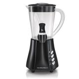 Hamilton Beach® Wave Station® Express Dispensing Blender, Stainless Steel in Black, Size 14.25 H x 8.27 W x 9.06 D in | Wayfair 58615