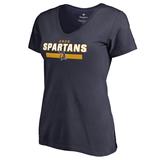 Women's Navy UNCG Spartans Team Strong T-Shirt