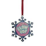 Northlight Seasonal Snowflake Blow Pop Candy Logo Holiday Shaped Ornament Metal in Pink, Size 3.5 H x 8.5 W x 9.5 D in | Wayfair NORTHLIGHT HD35983