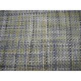 Modern Rugs Ripple Striped Hand-Woven Flatweave Wool Yellow/Gray Area Rug Wool in Brown/Gray/Yellow, Size 108.0 H x 72.0 W x 0.5 D in | Wayfair