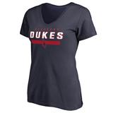 Women's Navy Duquesne Dukes Team Strong T-Shirt