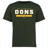 Men's Green San Francisco Dons Team Strong T-Shirt