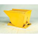 ZORO SELECT 2577 GRAY Self Dumping Hopper,Medium Duty,Gray