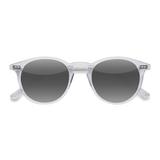 Unisex Round Clear Acetate Prescription sunglasses - EyeBuydirect's Sun Kyoto