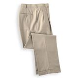 Men's Personal Choice® Poly/Wool Blend Suit Pants - Pleated Front, Tan 30 S