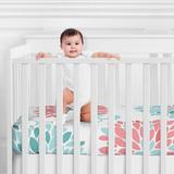 Sweet Jojo Designs Emma Fitted Crib Sheet Polyester, Size 8.0 H x 28.0 W x 52.0 D in | Wayfair CribSheet-Emma-PRT