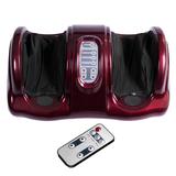 Costway Therapeutic Shiatsu Foot Massager with High Intensity Rollers-Red