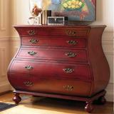 Hooker Furniture 5 - Drawer Accent Chest Wood in Red, Size 38.0 H x 44.0 W x 22.0 D in | Wayfair 5102-85001