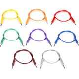 Hosa CMM-830 Eurorack Patch Cables 8-pack - 1 foot (Assorted Colors)