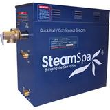 Steam Spa Indulgence 9 kW QuickStart Steam Bath Generator Package w/ Built-in Auto Drain in Gray, Size 14.5 H x 16.0 W x 6.5 D in | Wayfair