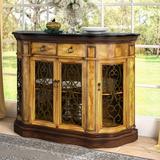 Astoria Grand Shoreland Sideboard Wood/Metal in Black/Brown, Size 37.5 H x 50.75 W x 18.0 D in | Wayfair ASTG1385 26995961