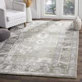 Indoor Area Rug - World Menagerie Nivedita Oriental Hand Knotted Wool/Cotton/Bamboo Slat Slate/Silver Area Rug Cotton/Wool/Bamboo Slat & Seagrass in