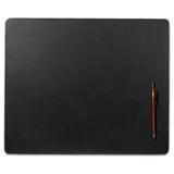 Black Leather Conference Table Pad, 17 x 14