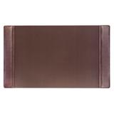 Chocolate Brown Leather Desk Pad, 34 x 20