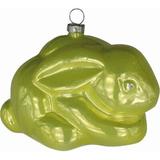 The Whitehurst Company, LLC Sitting Bunny Ornament Glass in Yellow, Size 3.0 H x 4.0 W x 2.0 D in | Wayfair 34154/1