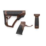 Daniel Defense Collapsible Stock, Pistol Grip, Vertical Foregrip Combo Kit Mil-Spec Diameter AR-15, LR-308 Carbine Polymer