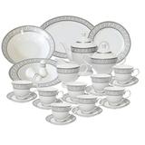 Imperial Gift Co. Greek 49 Piece Dinnerware Set, Service for 8 Porcelain/Ceramic | Wayfair G1347A-49
