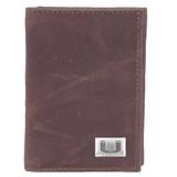 Miami Hurricanes Leather Trifold Wallet with Concho