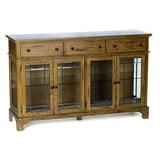 Loon Peak® Corwin Wide Sideboard Wood in Brown, Size 41.0 H x 66.0 W x 19.0 D in | Wayfair LOON3344 27934337