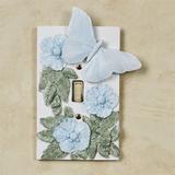 Butterfly in Bloom Pastel Single Switch , Blue