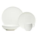 Red Vanilla Every Time 16 Piece Dinnerware Set, Service for 4 Porcelain/Ceramic in White | Wayfair ET1900-016