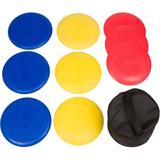 Trademark Innovations 9 Piece Disc Golf Set w/ Carrying Case Plastic in Blue/Red/Yellow, Size 6.0 H x 10.0 W x 10.0 D in | Wayfair DISCGLF-9PC-RYB