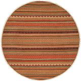 Wildon Home® Wool Area Rug Wool in Brown/Red, Size 30.0 W x 0.5 D in | Wayfair CST43126 29998809