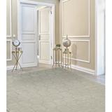 Wildon Home® Geometric Hand Loomed Beige Area Rug Viscose/Wool in White, Size 72.0 W x 0.5 D in | Wayfair CST42400 29764214