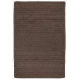 Brown Area Rug - Dovecove Tommy Braided Indoor/Outdoor Area Rug Sunbrella® in Brown, Size 96.0 W x 0.5 D in | Wayfair DRBC1594 30402574