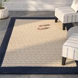 Blue/Brown/Navy Area Rug - Breakwater Bay Dartmouth Indoor/Outdoor Reversible Area Rug - Navy Polypropylene in Blue/Brown/Navy | Wayfair