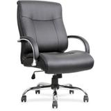 "Lorell Leather Deluxe Big/Tall Chair, 22.9 X 30.3 X 46.9, Black (Llr40206)"