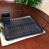 Better Chef Countertop Dish Rack, Rubber, Size 4.0 H x 17.71 W x 13.77 D in | Wayfair 95089238M