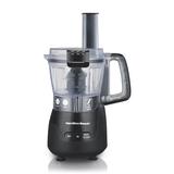 Hamilton Beach® Stack & Snap 4 Cup Food Processor & Blender, Stainless Steel in Black, Size 13.5 H x 8.25 W x 6.0 D in | Wayfair 70510